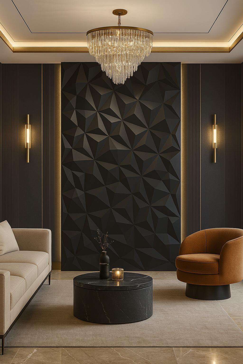 Placa aplicada em ambiente